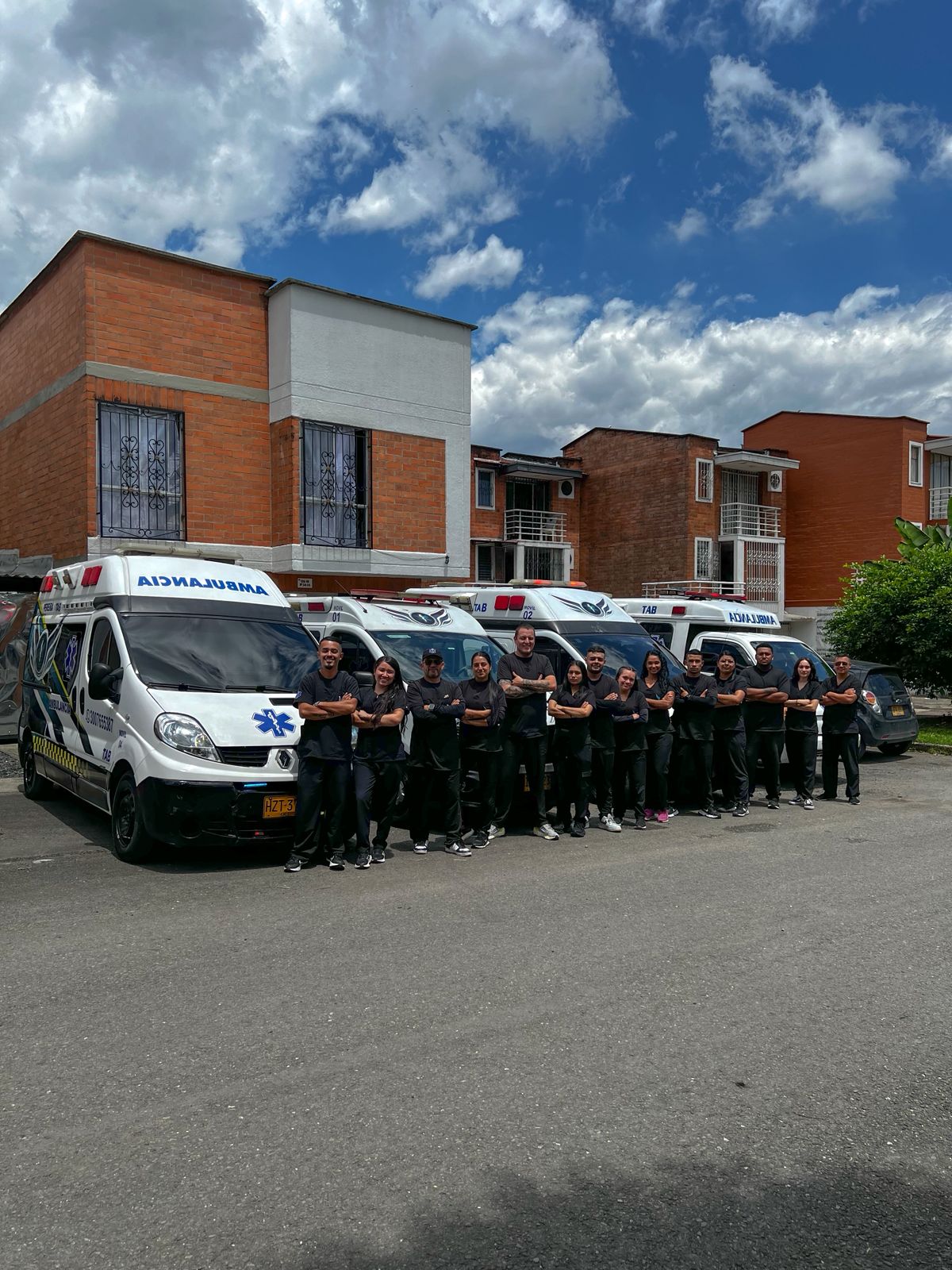 Ambulancia en servicio